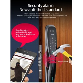 5-Way Digital Door Lock – With Door View Camera & Doorbell