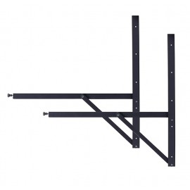 Folding Table Brackets with Collapsible Hinges (2ft) – Heavy Duty