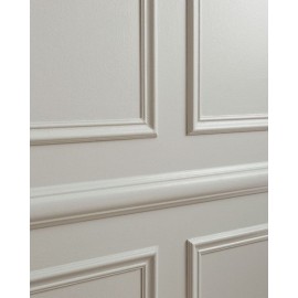 PVC Wall Moulding Strip 8ft – Charcoal, Paintable & Easy to Install