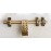 Brass Finish Door Kit (Antique Finish, 6-Pieces) 