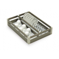 Aluminium Kitchen Basket Set – 6 Pcs with Cutlery & Thali