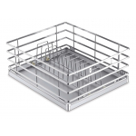 SS Luxury Kitchen Basket Dish and Plate 6 inches