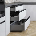 Ozone Tandem Slim Drawer Box System with Load Capacity Up to 35 Kgs OE-DWDS-PRO-S 450MM ANTHGREY (Grey, 18 Inch  )